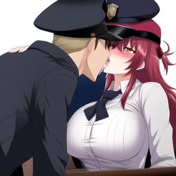 Rough Sex in the Pub with the Police Office  ultra detailed 