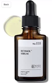 How does the ingredients for this Kiso Care Retinol Serum look?