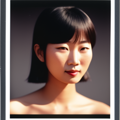 wanting asian woman  polaroid 