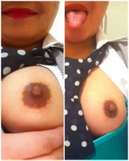 Luv flashing my tits from Office