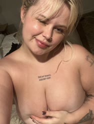 Nipple Tattooed Girl Takes Nude Selfie