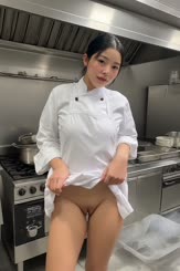 Asian Girl Naked In Kitchen Posing For A: Meme