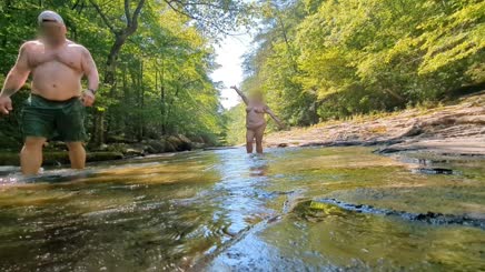 Fun in the: creek