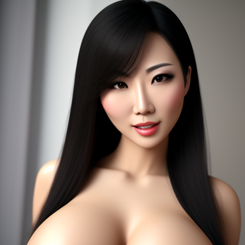 seductive asian milf  pussy masturbating for her sexual pleasure  deviantart hyper realistic 