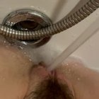 A strong (f)low pressuring my clit is really painful, but also brings me best orgasms