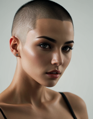 hot women with shaved heads 
