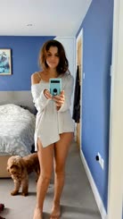Naked selfie with dog in bedroom: The Ultimate Selfie Indulgence!