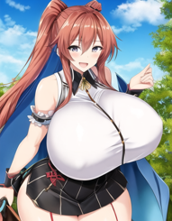 anime girls with big tits 