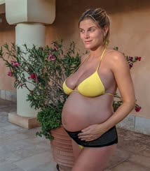 Pregnant Bikini Babe