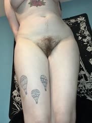 Tattooed and hairy