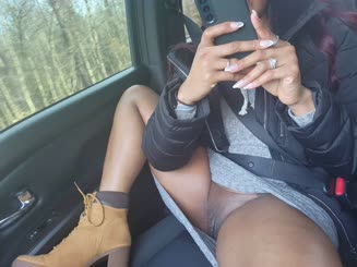 Naughty Women Drive In Boots