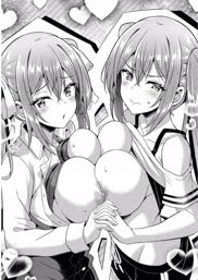 2 girls lewd handholding
