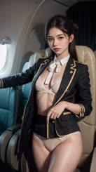 Airplane Babe: The Stewardess with a Secret