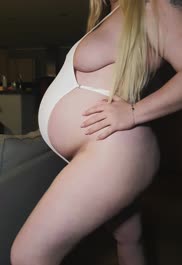 27 weeks and hornier than ever. Would you fuck my tits, my pussy or my ass?