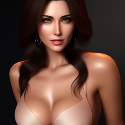 longing hot mature woman  years old face after good sex  deviantart hyper realistic 