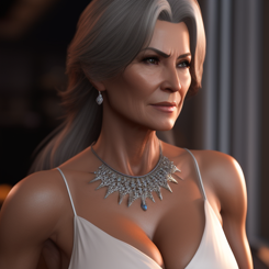 hot mature woman  unreal engine  highly detailed 