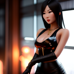 hot asian woman  unreal engine 