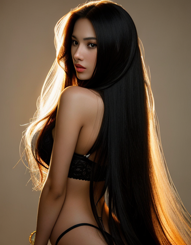 hot women with long hair 