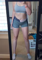 I love what my workouts are doing for my body [F]