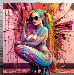  Paintings of Nude Women with Sunglasses   A Unique Artistic Expression