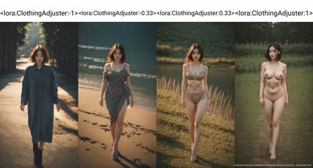 a series of photos showing a woman in various clothing . 