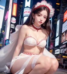a beautiful woman in a white bra and white skirt