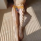 Sexy sunstripes on my Japanese skin in anime undies (F) [OC]